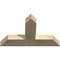 Ekena Millwork Portland Rough Sawn Timber Gable Bracket, Douglas Fir, 36"W x 23"H x 4"D x 6"F, 15/12 Pitch GBW036X23X0406POR00RDF - alternate 2